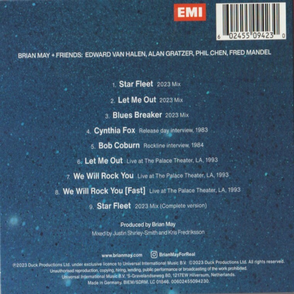 Brian May + Friends / Star Fleet Project + Beyond (CD)