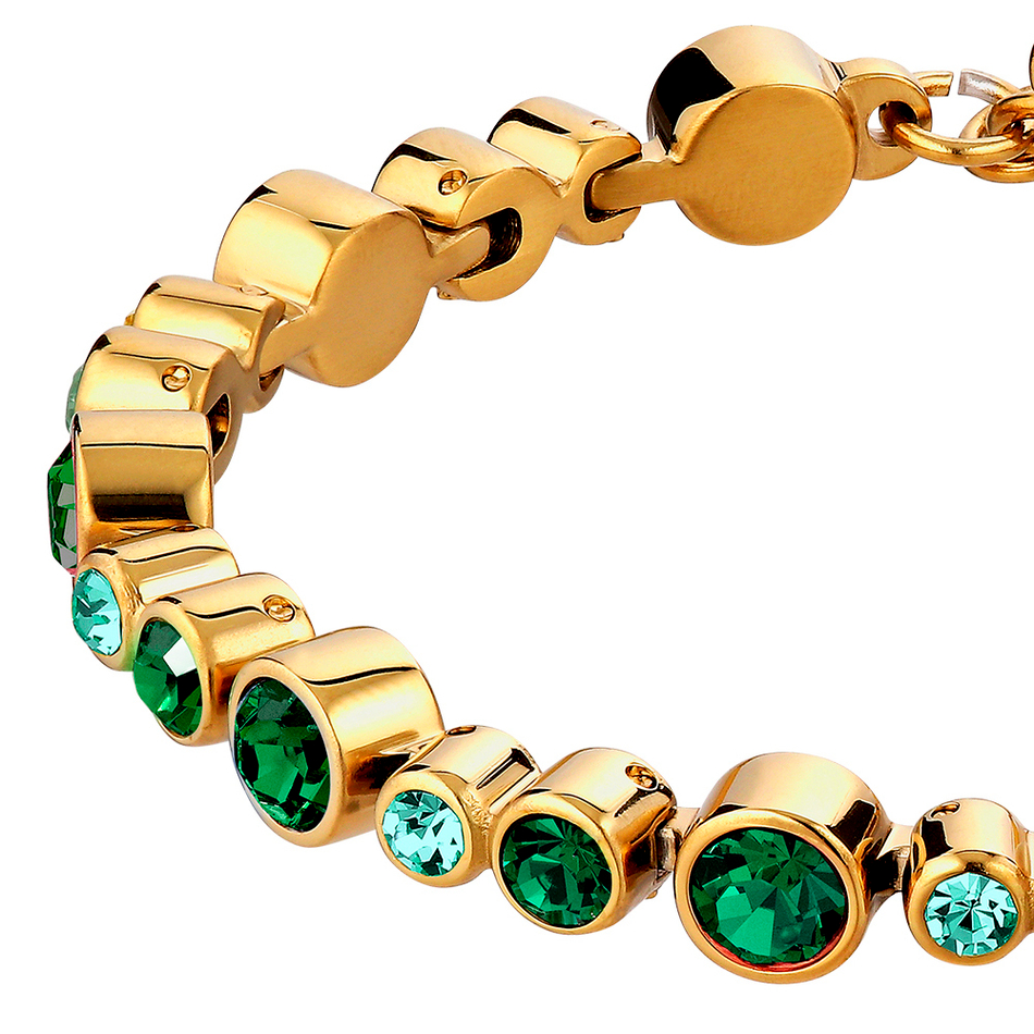 Браслет Dyrberg Kern TERESIA SG EMERALD GREEN MIX 450167