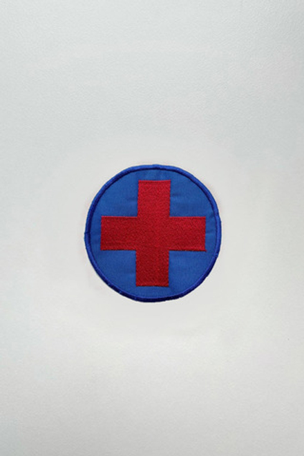 Нашивка Красный крест круг 5,5 см