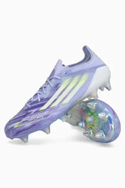 Бутсы adidas F50 Elite SG для женщин - фиолетовый