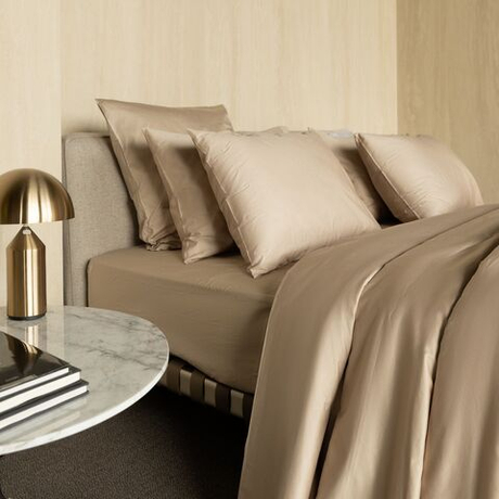 Пододеяльник в песочно-бежевом Mollen