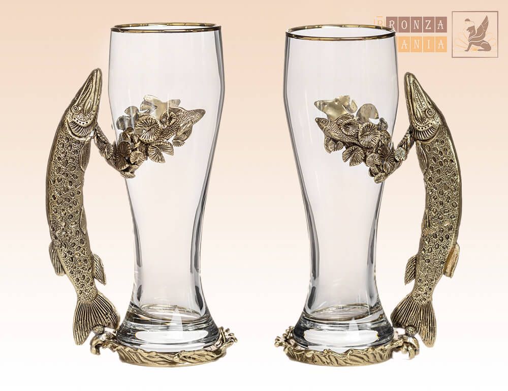 бокал пивной Щука