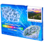 Алмазная мозаика Alingar, на подрамнике, с полным заполнением, (глянц), 20х30 см, 20 цветов, "Железноводск"
