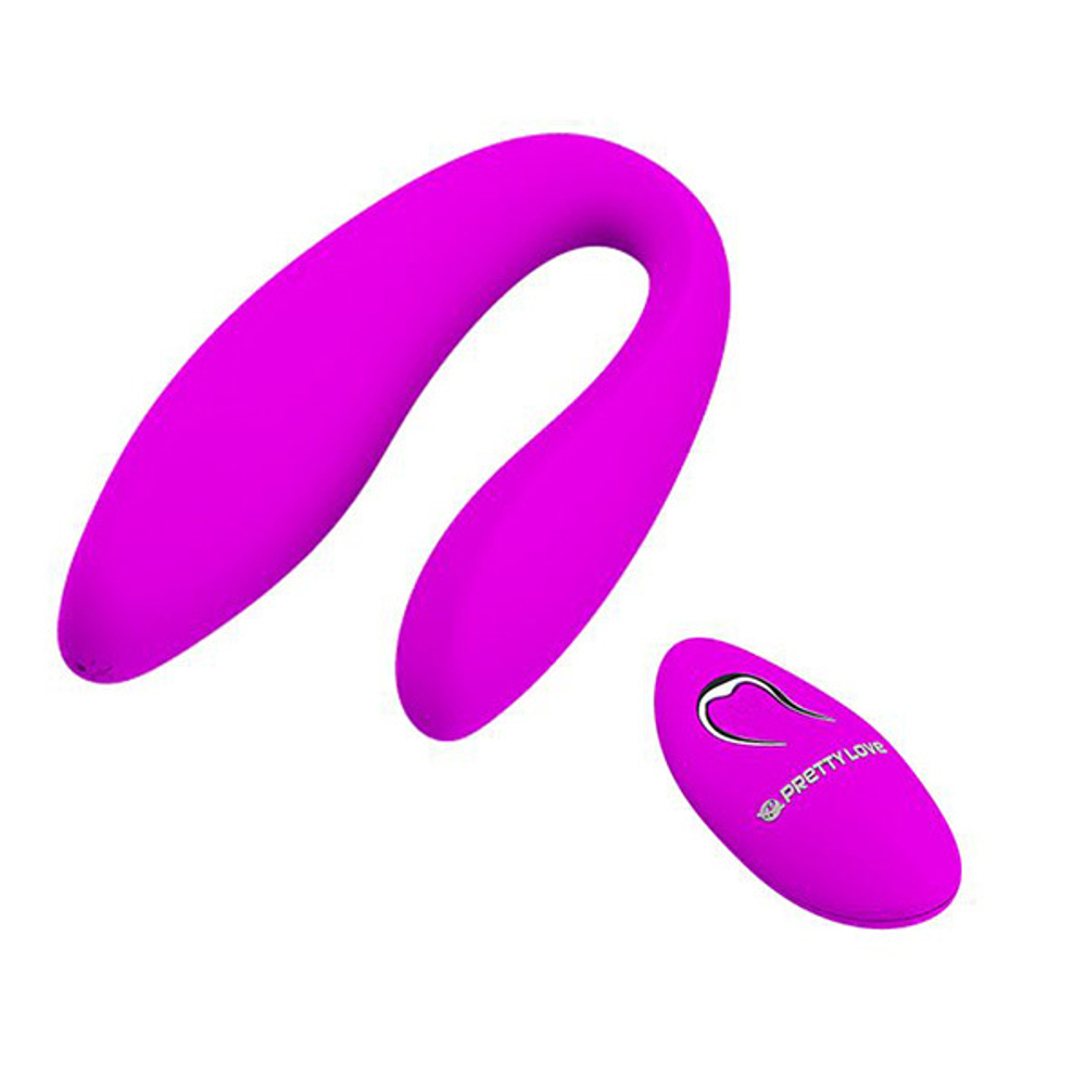 Вибромассажер для пар с пультом ДУ Baile Pretty Love Letitia BI-014485W-0603