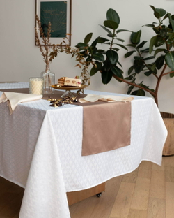 Скатерть 140х180 Sofi De MarkO Катрин белая