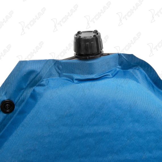 Коврик самонадув. с подушкой 30-170x65x4 голубой/серый (N-004P-BG) NISUS