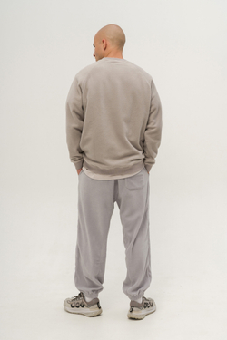 Толстовка KUL'TURA "FLEECE" Светло-серый