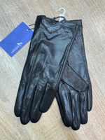 Перчатки. Женские. Материал верха: Кожаные люкс качества. Подклад: Шелк. 5 шт в упаковке