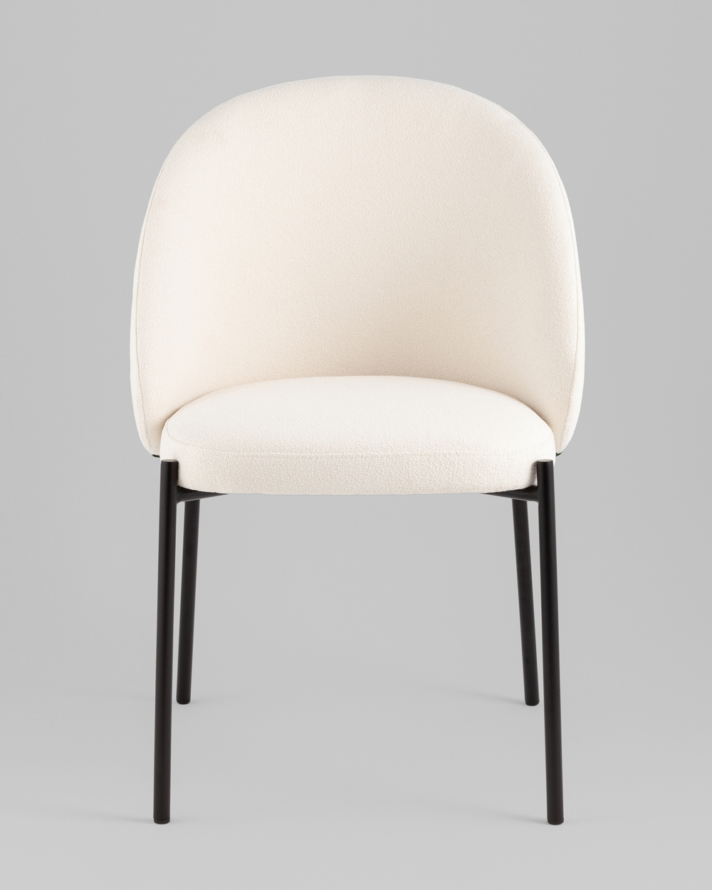 Стул обеденный Adelinde бежевый с зеленой экокожей