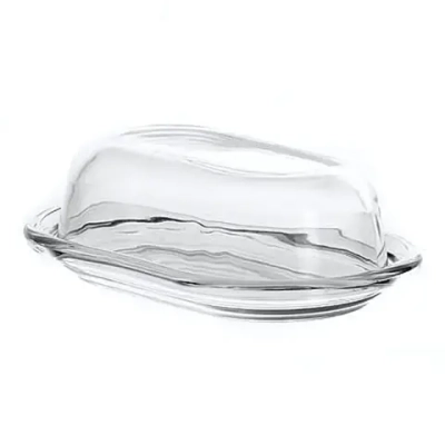 Масленка из стекла с крышкой BASIC 98402