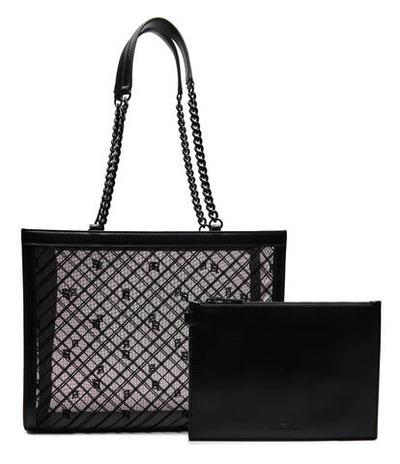 Сумка-шопер + поясная сумка Elisabetta Franchi - черный(BS40A46E2)