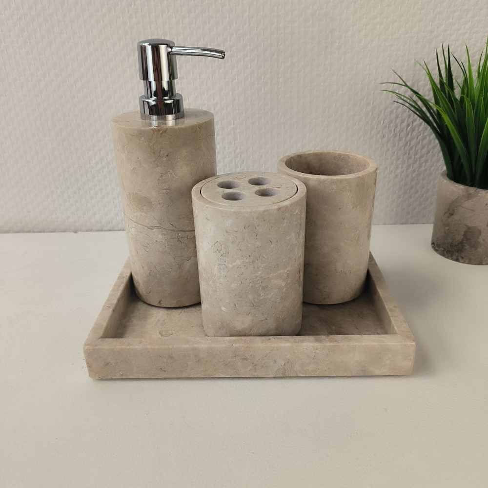 Набор из мрамора 5 предм Set BOX Cream NM-63954 (84)