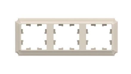 Рамка 3-м AtlasDesign Antique универс. беж. SE ATN100203