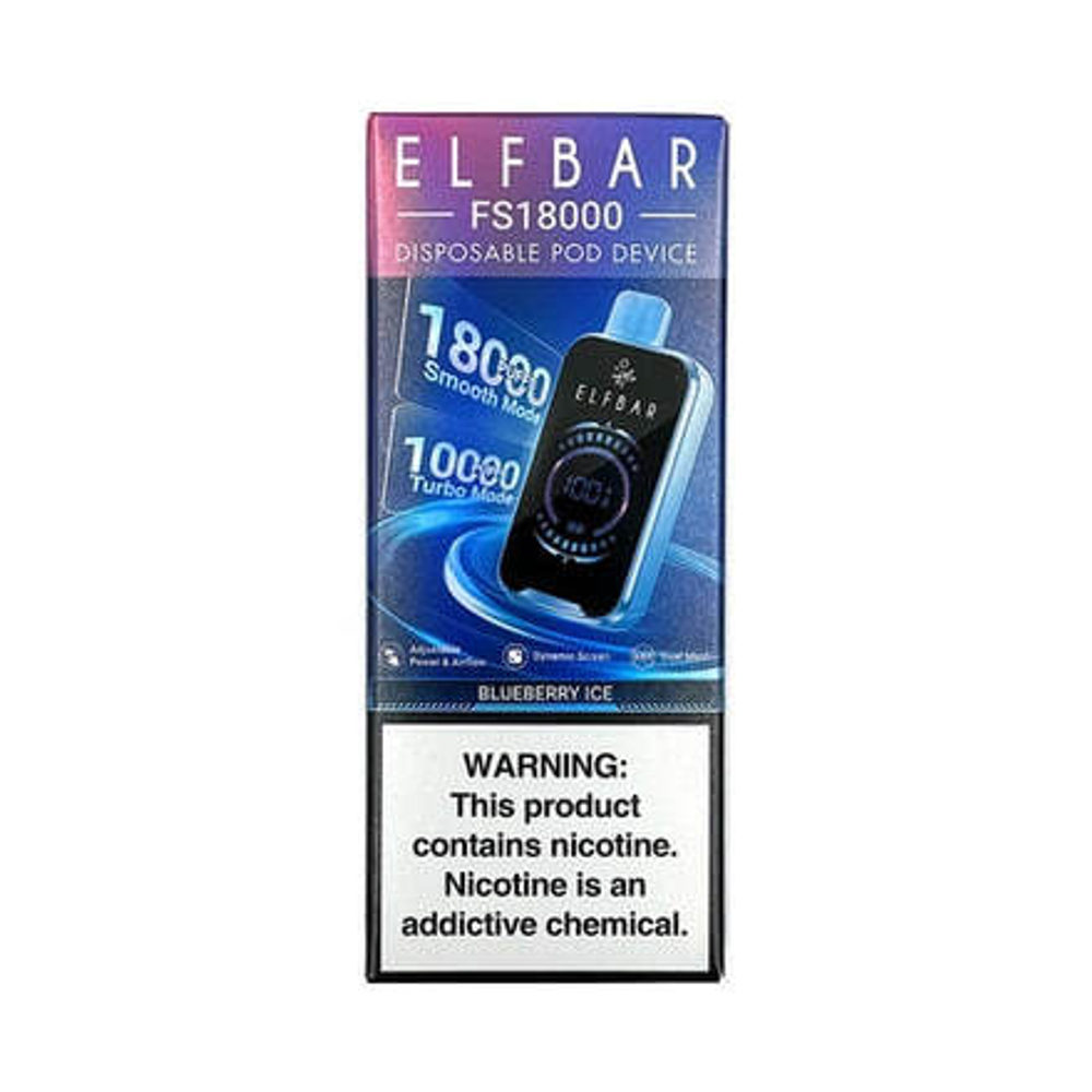 Elf Bar FS18000 - Blueberry Ice (5% nic)