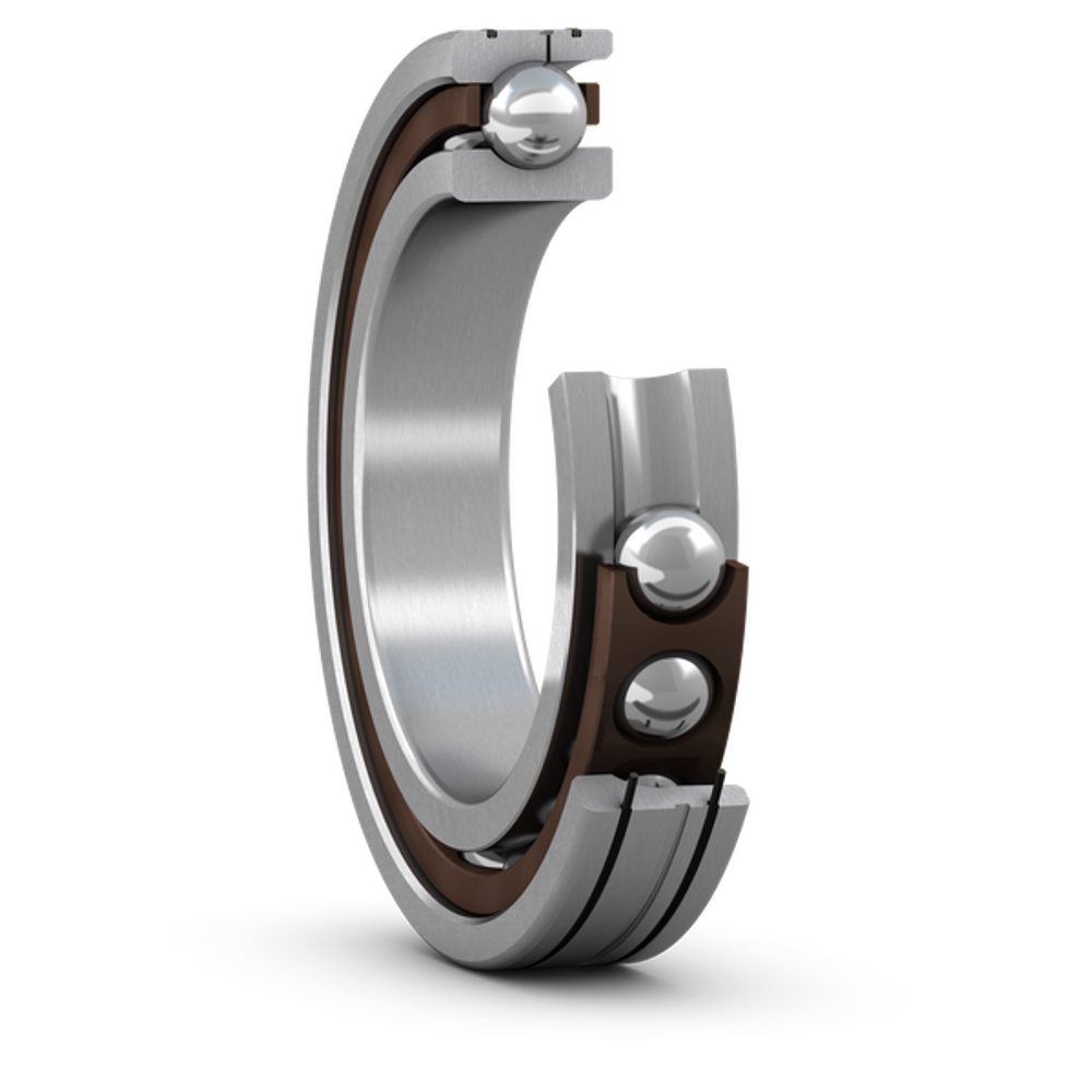 Прецизионный универсальный однорядный радиально-упорный шарикоподшипник повышенной грузоподъёмности, подходит для прямого масловоздушного смазывания 7014 ACDGA/P4AL