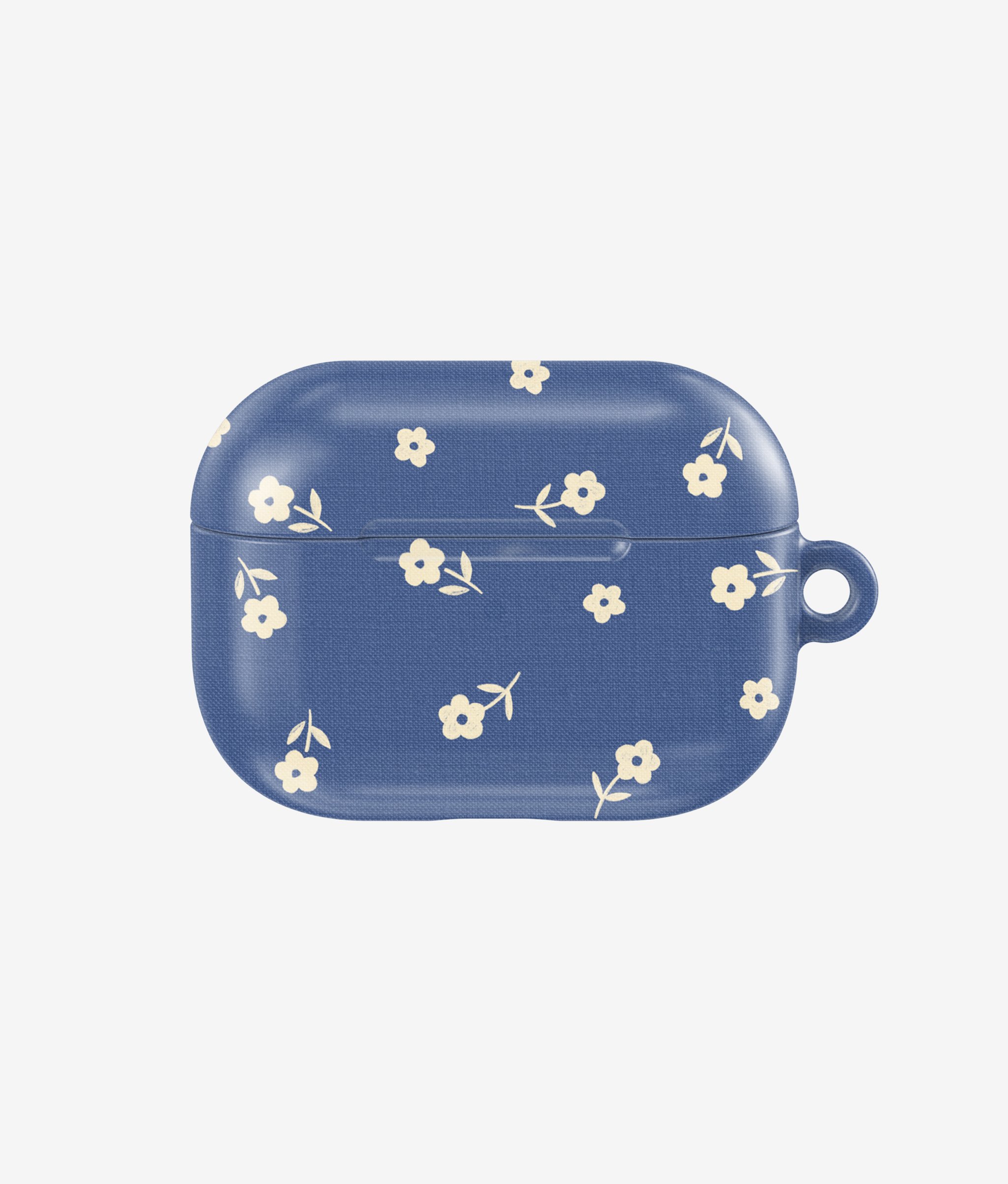 Кейс EARLY FLOWERS (синий) для AirPods