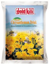 Чайный напиток Gold kili Honey chrysanthemum цветы хризантемы с мёдом растворимый в пакетиках, 10 шт