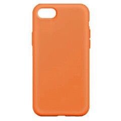 Силиконовый чехол Silicon Case WS для iPhone 7, 8, SE 2020, SE 2022 (Светло-оранжевый)