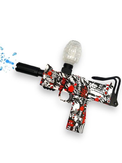 Гидрогелевый "Бластер -Uzi Crystal Gun", на батарейках