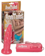 Вращающаяся втулка Anal Twist ( 12,5 см , розовый ) (Цвет: розовый металлик)