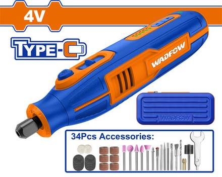 Гравер аккумуляторный WADFOW WRYP1504 4 В, 3,2 мм