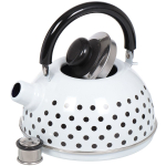 Чайник сталь, эмал, 2.5 л, свист, подв ручк, Рубин, бел, TMM04/25/02/01/27 03/08/29 04/02/29