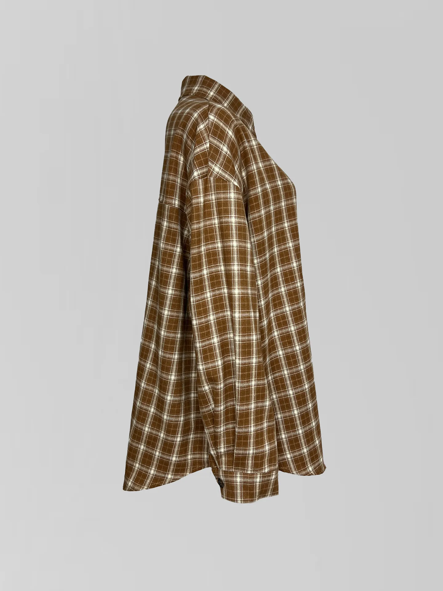 Рубашка Lan Lan 9136 удлиненная в клетку