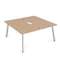 10БДВ.284 Стол системы БЕНЧ, сдвоенный, на 2 рабочих места (1600*1635*750)