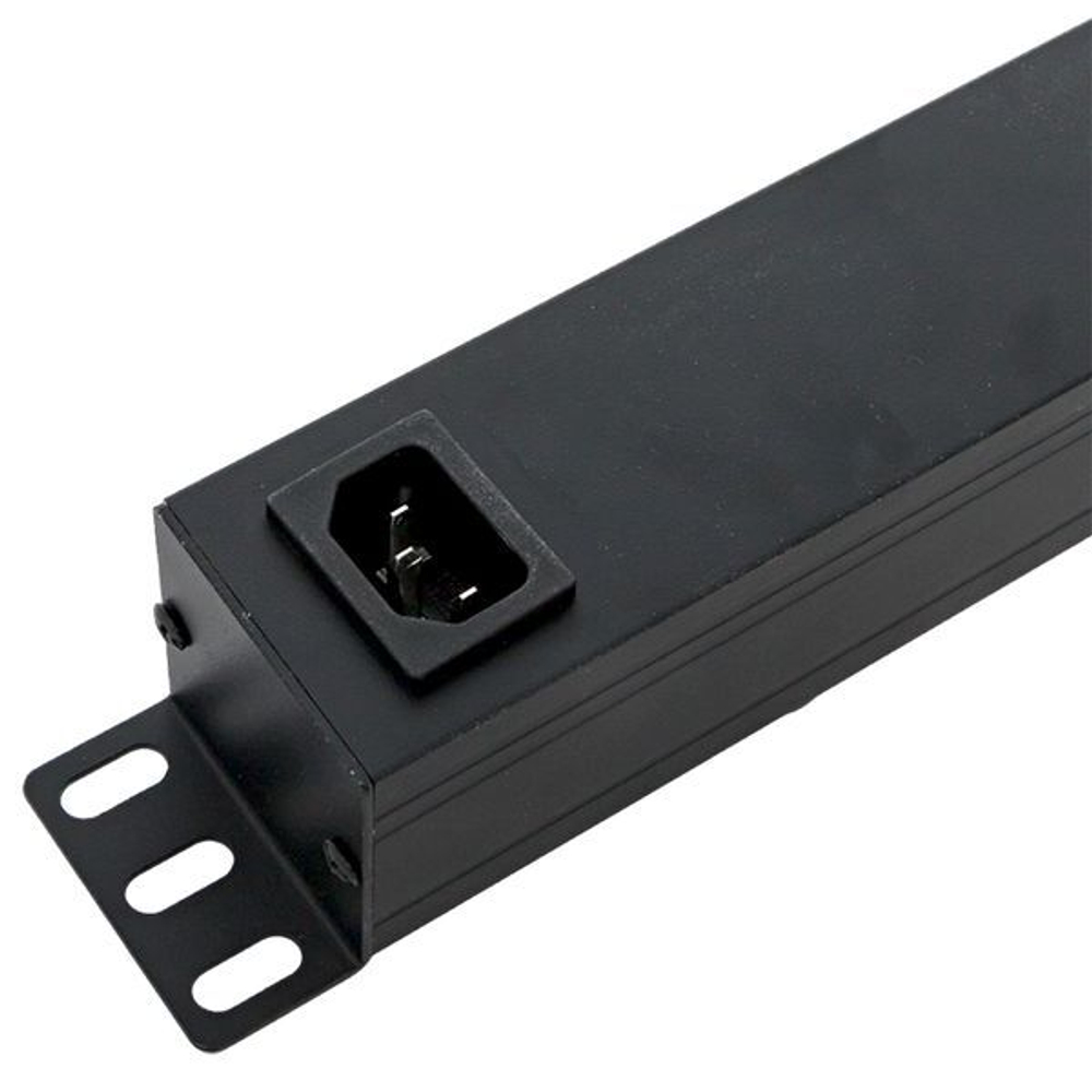 Блок розеток 19", 7 розеток EKF TRP-HPD-LS-10A-7SH-C14