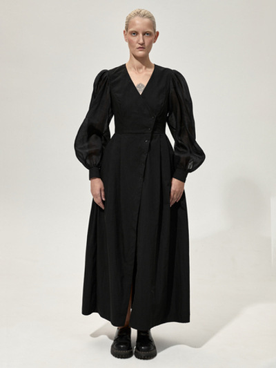 Платье длинное "Заслуженное". Черное