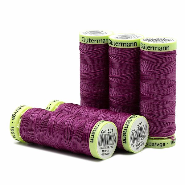 Нитки отделочные Gutermann Top Stitch 30 (30 метров), 5 кат. | 321 малабарская слива