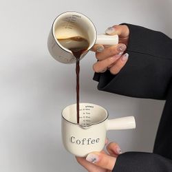 Мерный шот для кофе 100 мл керамика с ручкой P.L.- Barbossa