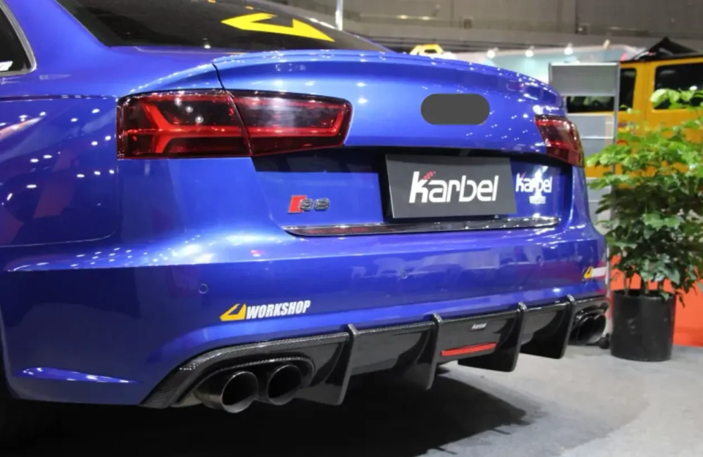 Карбоновый диффузор для AUDI S6 & A6 S-LINE & A6 AVANT 2016-2018 C7.5 Ауди обвес