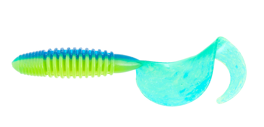 Твистеры съедобные Lucky John Pro Series CRUSHER GRUB 4.5" (114мм/4шт)