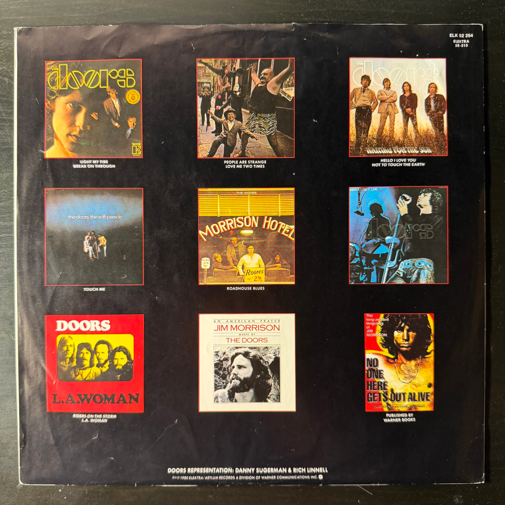 The Doors ‎– Greatest Hits (Германия 1980г.)