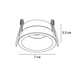 Точечный встраиваемый светильник Arte Lamp