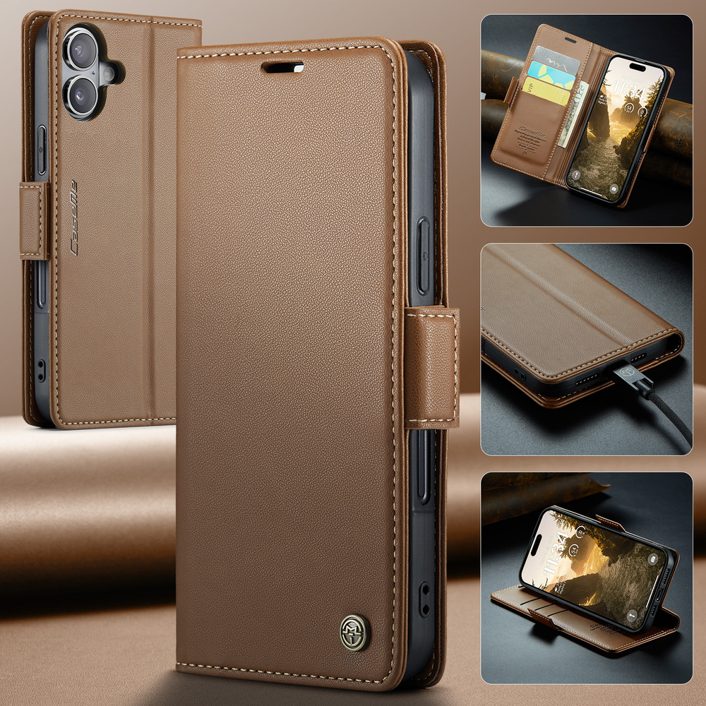 Чехол-книжка CaseMe Smooth iPhone 16