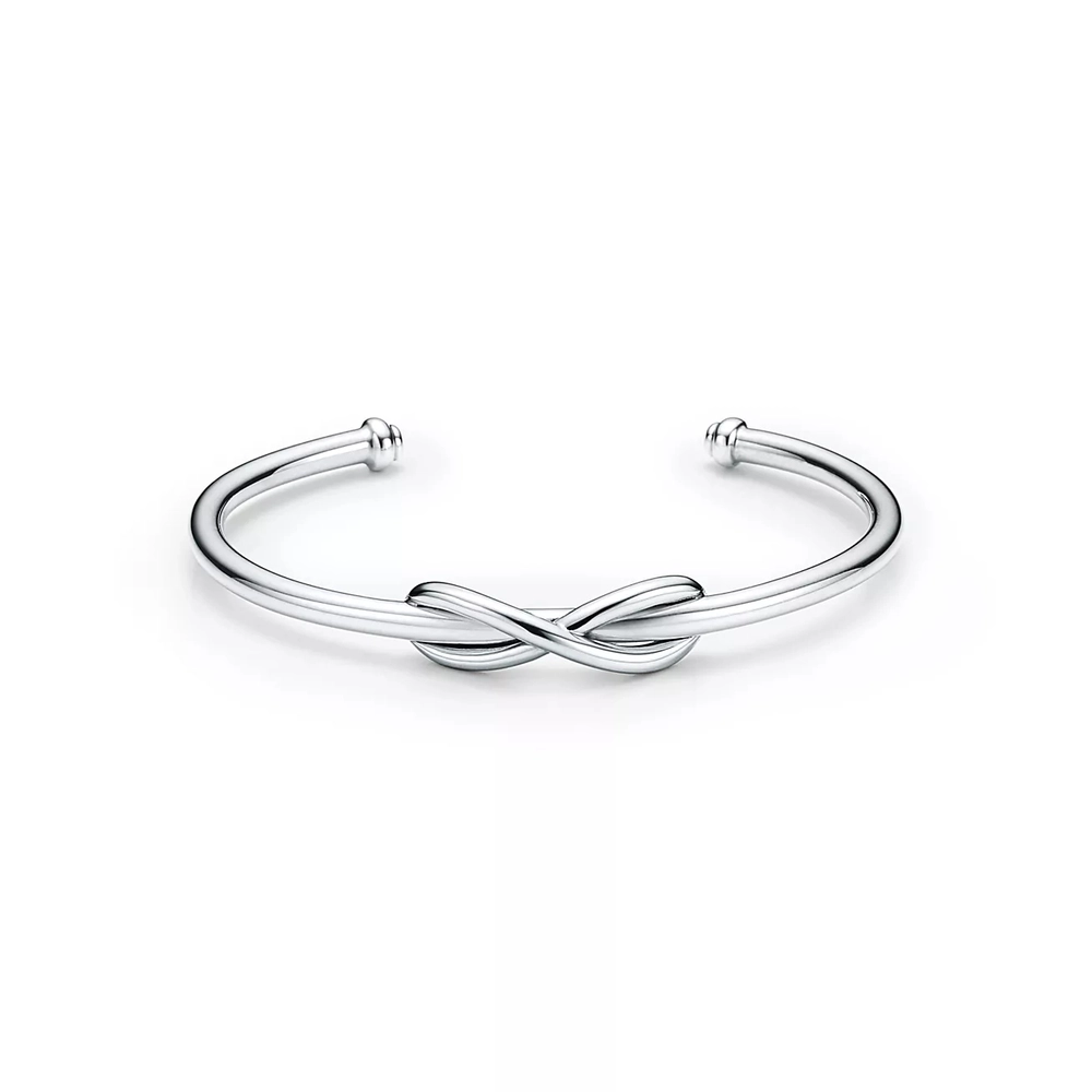 Браслет-кафф из серебра, Tiffany💠 infinity♾️