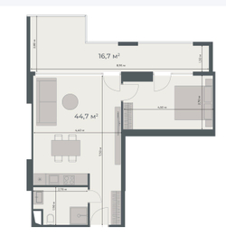 ЖК "ONE" Грузия, Батуми. Жилой комплекс бизнес -класса в новом центре города. Рядом пляж 800 м, парк Качиньских, велодорожки, ТРЦ и аэропорт в 4 км. Победитель European Property Awards 2025- 2026 в номинации «Многофункциональные комплексы»