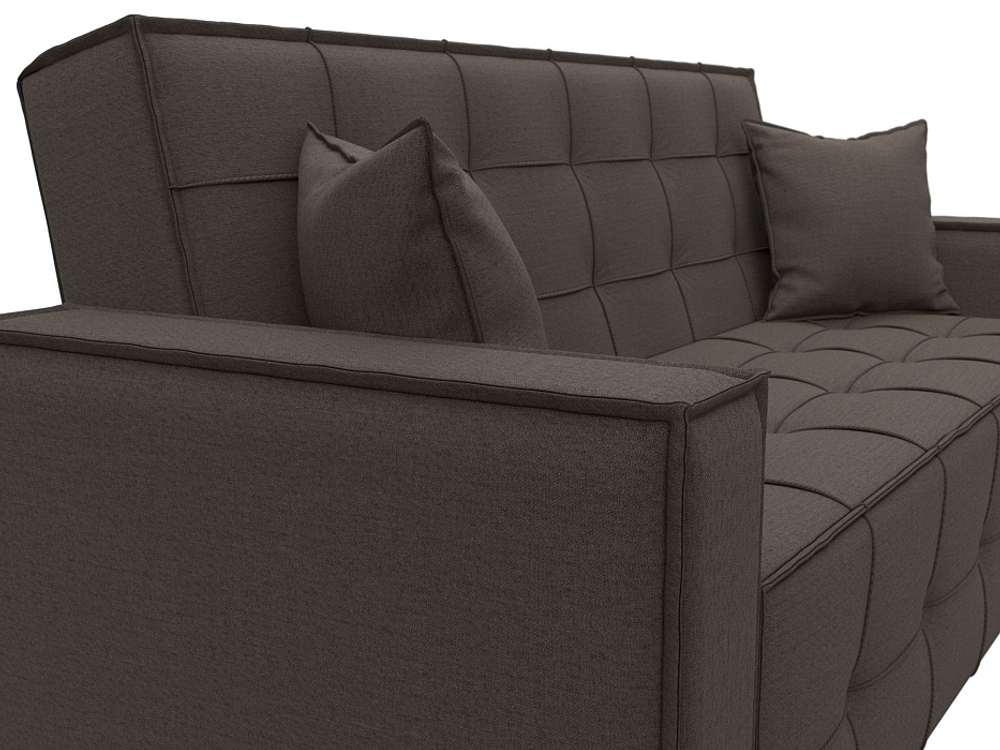 Диван-книжка Лига-067, Амур 05 коричневый, Рогожка, 129826