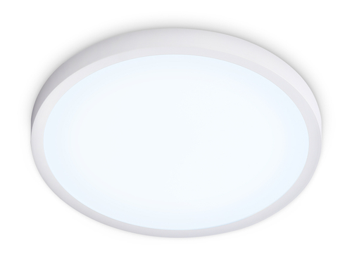 Светильник светодиодный ультратонкий FZ1951 WH белый IP54 20W 5000K D270*15 (Без ПДУ)