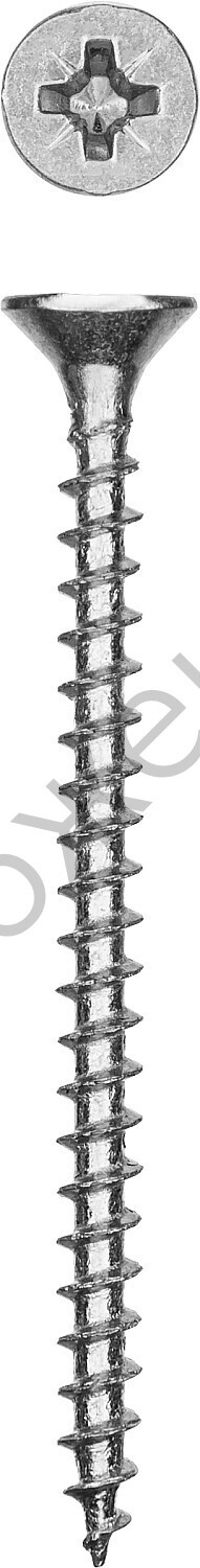 ЗУБР СУ-Б 40 x 3.5 мм, белый цинк, универсальный саморез, 8000 шт (300370-35-040)