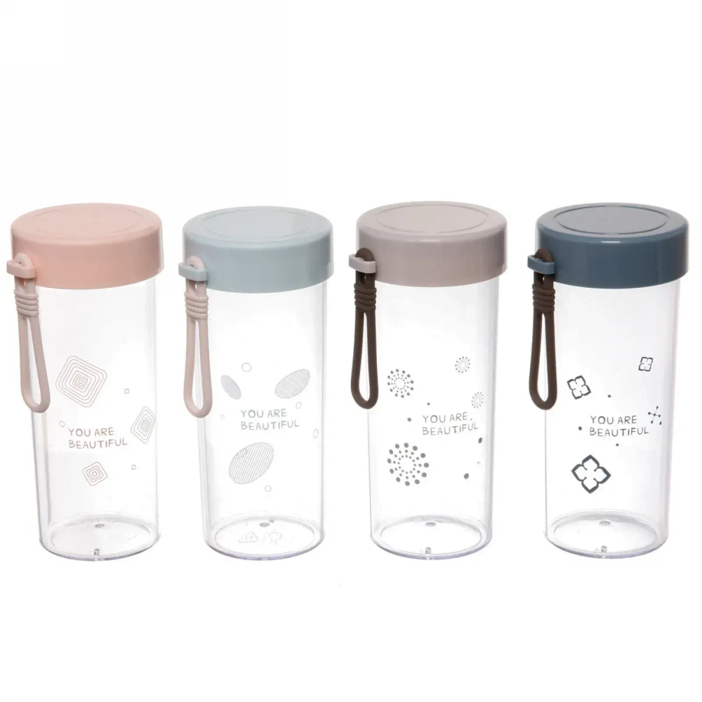 Бутылка питьевая пластиковая 420мл «Свежесть»