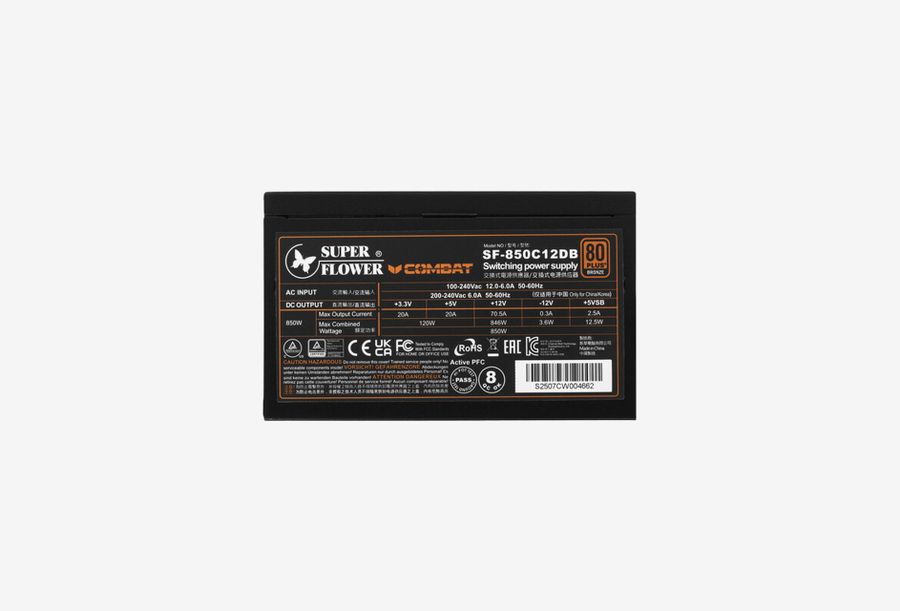 Super Flower Combat DB SF-850C12DB_0426709110344