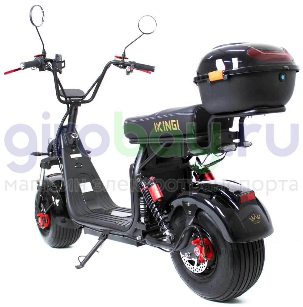 Электроскутер IKINGI X7 PRO 3000W - Чёрный, летние покрышки фото №8