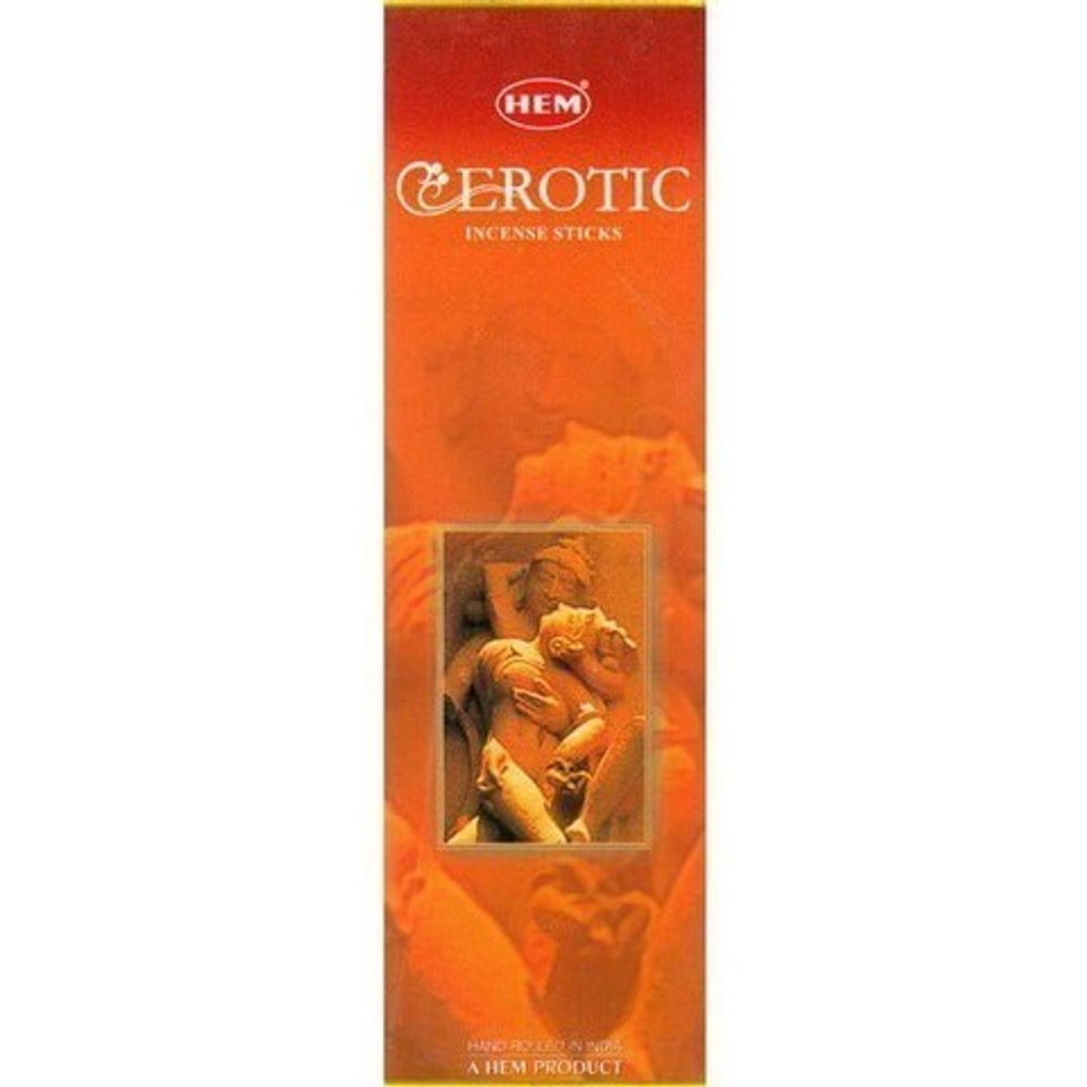 HEM Erotic шестигранник Благовоние Эротика (мандарин, афродезия, красный лотос, роза, калотропис)