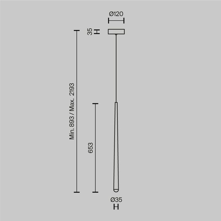 Подвесной светодиодный светильник Maytoni Cascade MOD132PL-L6BK