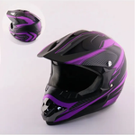 Мотошлем Chengzhou "CG-225", термопластик, размер S, встроенные очки, съёмная подкладка, чёрный