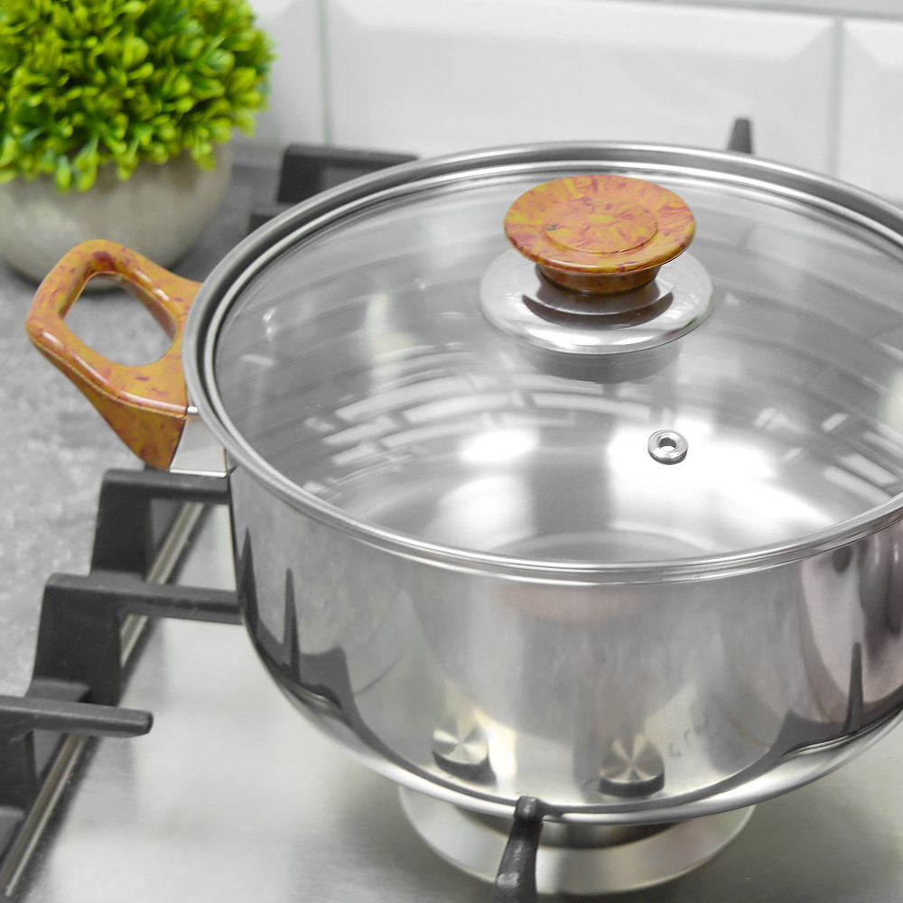 Кастрюля 2,6л из нержавеющей стали