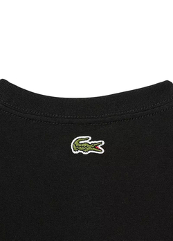 Теннисная футболка Lacoste Printed Cotton - black